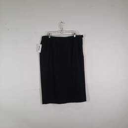 Womens Wool Regular Fit Knee Length Straight & Pencil Skirt Size 18W