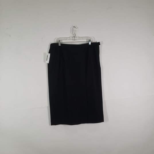 Womens Wool Regular Fit Knee Length Straight & Pencil Skirt Size 18W image number 1