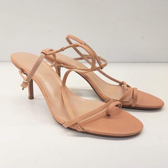 Raye Leather Strappy Sandal Peach 9 image number 4