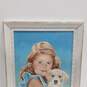 J Vodasick Painting of Little Girl Holding A Cute Dog image number 6