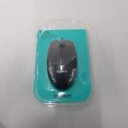 Logitech M100 Full-Size Corded Mouse IOB