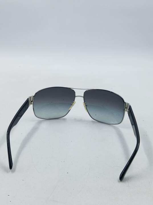Prada Silver Tinted Aviator Sunglasses image number 3