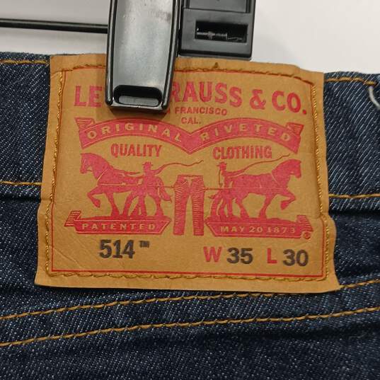 Levi Strauss & Co. 514 Jeans Men's Size W35XL30 image number 3