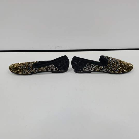 Women's Giuseppe Zanotti Crystal Studded Loafers US Sz 9.5 image number 2
