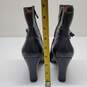 Harley-Davidson #84333 Black Leather Zip High Heel Ankle Boots Women's Size 7 image number 5