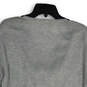 NWT Womens Gray Knitted Cowl Neck Long Sleeve Pullover Sweater Size Large image number 4