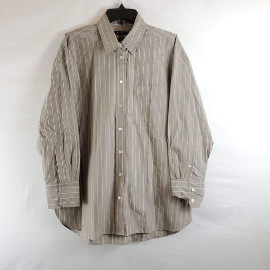 Banana Republic Men Striped Button Up L NWT image number 1