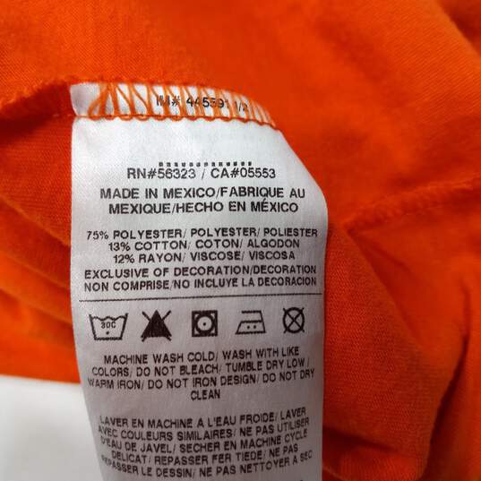 Nike Athletic Cut NFL Broncos Women's Orange T-Shirt Size M image number 4