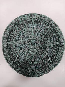 Decorative Blue Aztec Sun Stone