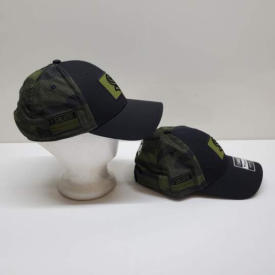 Lot of 2 Seattle Kraken Fanatics Branded Military Appreciation Snapback Hat image number 5