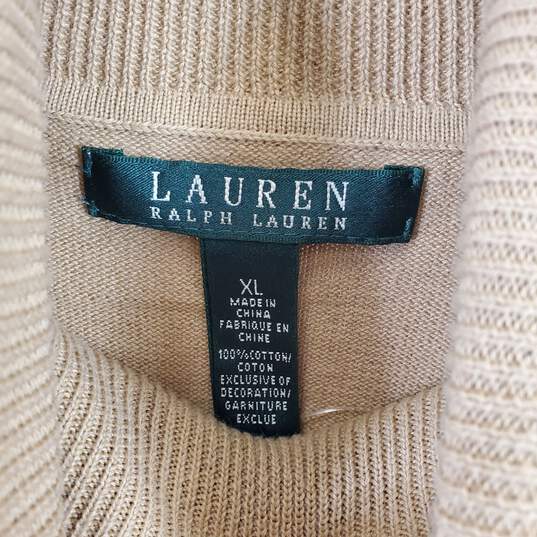Lauren Ralph Lauren Men's Tan Long Sleeve SZ XL NWT image number 5