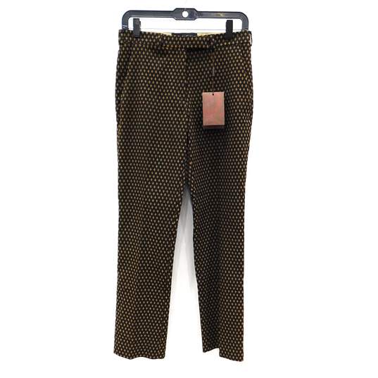 Etro 40 Jacquard Tailored Brown Women's Trousers NWT Size 40 with COA image number 1