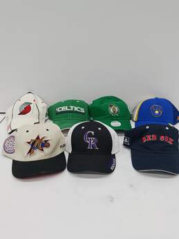 Bundle of 7 Assorted Sports Hats