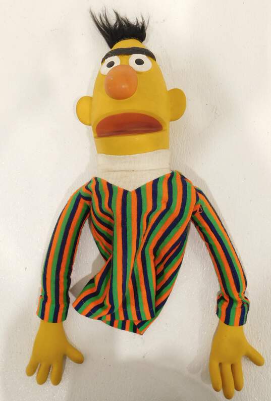 Vintage 70's Sesame Street Bert Hand Puppet Toy image number 1