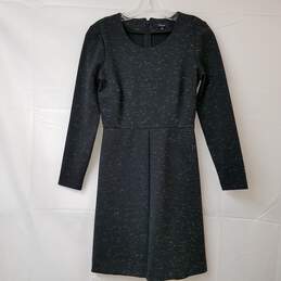 Madewell LS Women's Size 0 Midi Black Dress