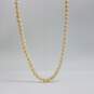 IPS 14k Gold Knotted 6.5mm Fw Pearl 64 Inch Necklace 97.0g image number 1