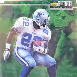 1997 Emmitt Smith Collector's Choice Turf Champions Die-Cut Dallas Cowboys alternative image