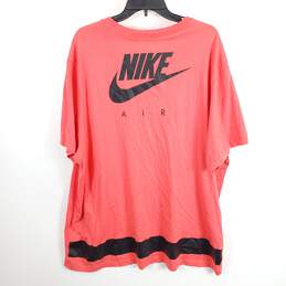 Air Jordan Nike Women Pink Scoop Logo T Shirt 3XL alternative image