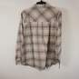 Foxcroft NYC Women Plaid Flannel Shirt 10 NWT image number 2