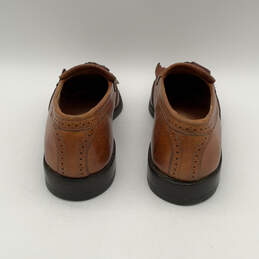 Mens Bridgeton Brown Leather Almond Toe Slip-On Tassel Dress Shoes Sz 9.5 D alternative image