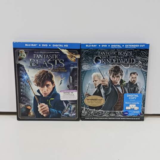 Pair of Fantastic Beasts Blu Ray Movies image number 1