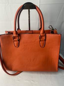 Andrew Marc, New York Orange Handbag w Shoulder Strap alternative image