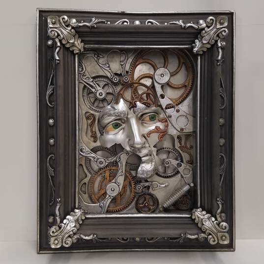 Dale Mathis  -David Mechanica-  Large Mechanized Wall  Sculpture image number 1