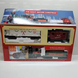 BACHMANN TrainSet #90037 NIGHT BEFORE CHRISTMAS G-Scale Electric Train Set Untested alternative image