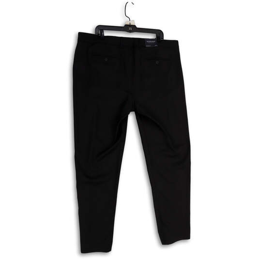 NWT Mens Black Flat Front Athletic Fit Straight Leg Chino Pants Size 40X32 image number 2