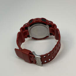Designer Casio G-Shock Red Adjustable Strap Round Dial Digital Wristwatch alternative image