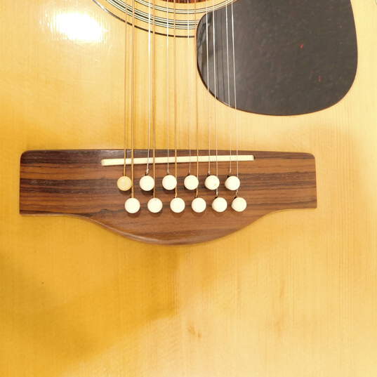 VNTG Yamaha Brand FG-230 Model 12-String Wooden Acoustic Guitar w/ Hard Case image number 7