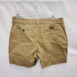 Filson's MN's Cotton Blend Flat Front Chino Tan Shorts Size 32 alternative image