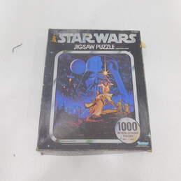 Vintage Star Wars 1000 Piece Puzzle Vader Luke Hildebrandt 1977