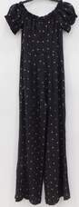 Intermix Exclusive Black Floral Jumpsuit NWT Size 2 image number 2