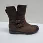 UGG Australia Simmens Leather Boots Shoes Stout Brown Women’s 9 Zipper Mid Calf image number 2