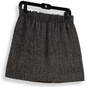 Womens Black White Elastic Waist Flat Front Pull-On Mini Skirt Size 6 image number 2