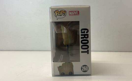 Funko Pop! MARVEL GROOT #260 Exclusive Collector Corps with Protector IOB image number 4