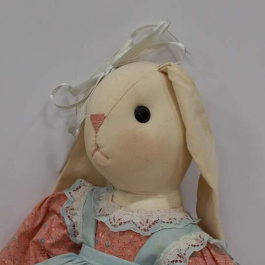 Pair of Vintage Rabbit Dolls image number 3