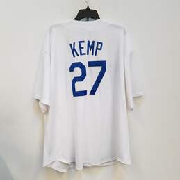 Majestic Mens White Los Angeles Dodgers Matt Kemp #27 MLB Jersey Size 3XL alternative image