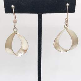 Sterling Silver Assorted Gemstone Post & Dangle Earring Bundle 2pcs. 16.9g alternative image