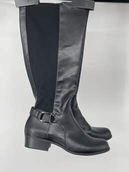 Womens Kallumm Black Round Toe Knee High Riding Boots Size 10WC W-0541812-C