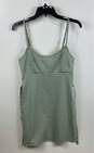 NWT John Galt Womens Green White Colleen Gingham Scoop Neck Mini Dress One Size image number 1