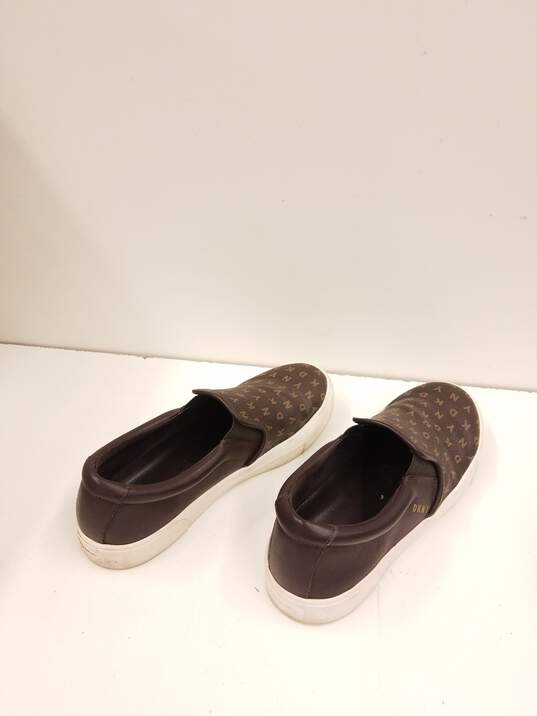 DKNY Randall Slip On Sneakers Brown 6.5 image number 4
