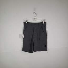 Mens Slash Pockets Regular Fit Flat Front Chino Shorts Size 18