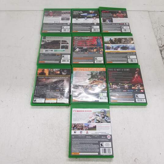 Lot of 10 Xbox One Video Games #1 image number 2