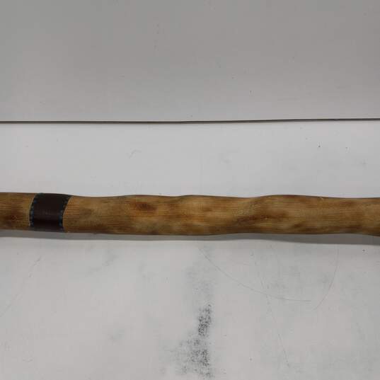 Brown Hand-Painted Didgeridoo image number 4