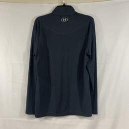 Men's Black Under Armour Fitted 1/4-Zip Pullover, Sz. M alternative image