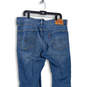 Mens Blue 541 Medium Wash Pockets Denim Straight Jeans Size 36X30 image number 4