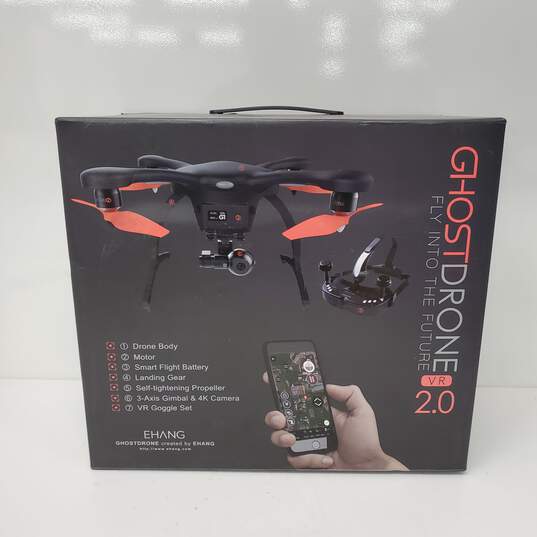Ehang Ghost V.R. Drone 2.0 w 4K Camera, Accessories & Repair Kit / Untested image number 8