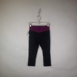 Womens Dri Fit Elastic High Waist Pull-On Activewear Cropped Leggings Size XS alternative image